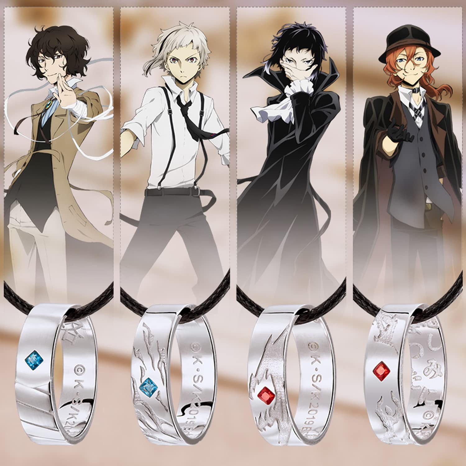 文スト 太宰治 アクセサリー 文豪ストレイドッグス』モチーフ