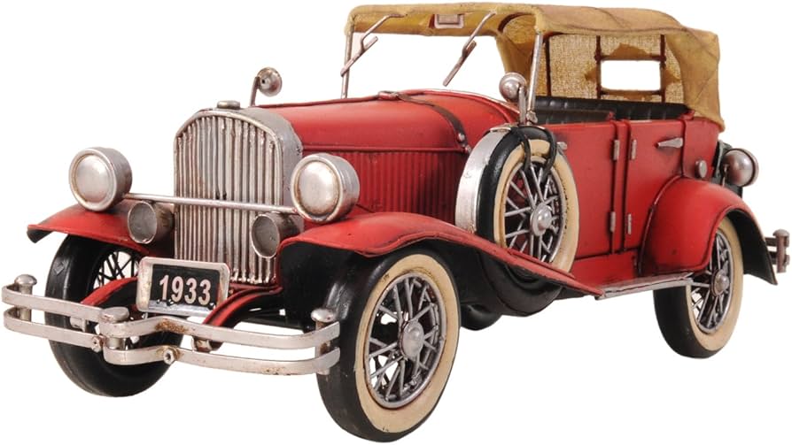 Amazon.com: Old Modern Handicrafts 1933 Red Duesenberg J 1:12