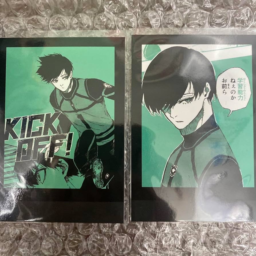 ブルーロック モノクロカード 糸師凛 糸師冴 ブルーロック モノクロ