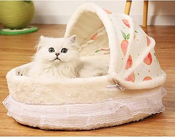 Amazon | ペットベッド 犬 猫 ベッド マット 夏用 ドーム型 洗える