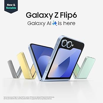 Amazon.com: Samsung Galaxy Z Flip6, 512GB Unlocked Android