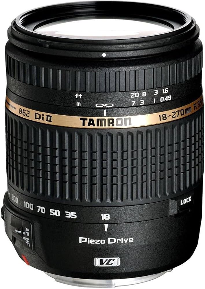 Amazon.com : Tamron Auto Focus 18-270mm f/3.5-6.3 VC PZD All-In
