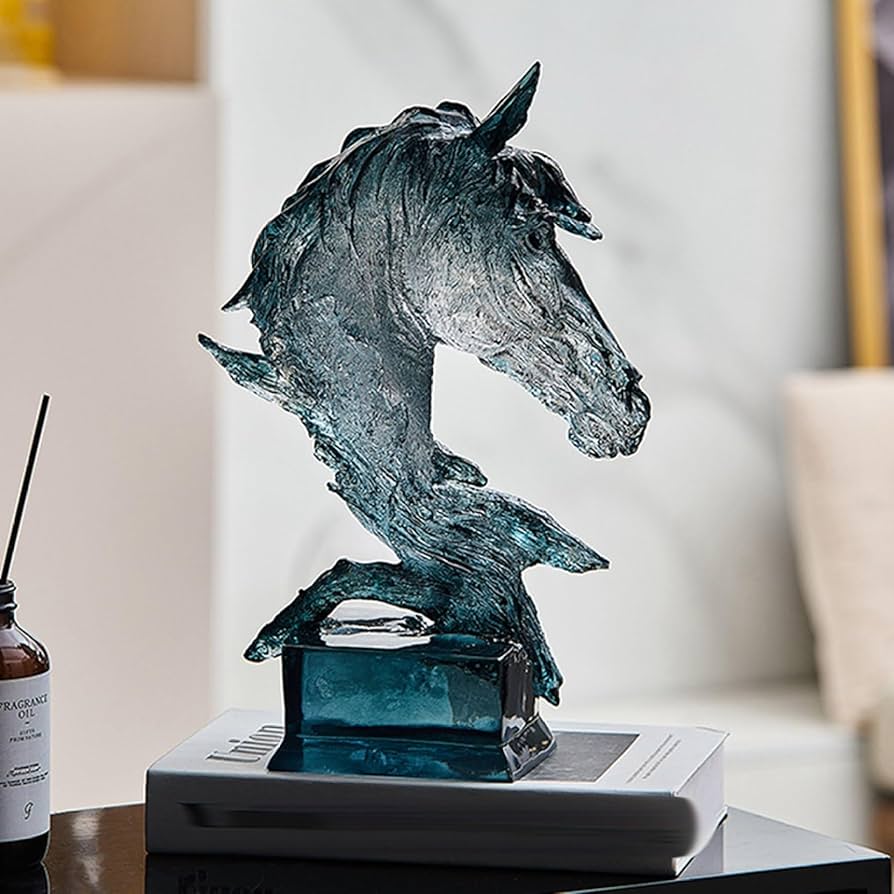 馬の彫刻 置物