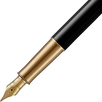 Amazon | PARKER パーカー 万年筆 ソネット ラックブラックGT 細字 18