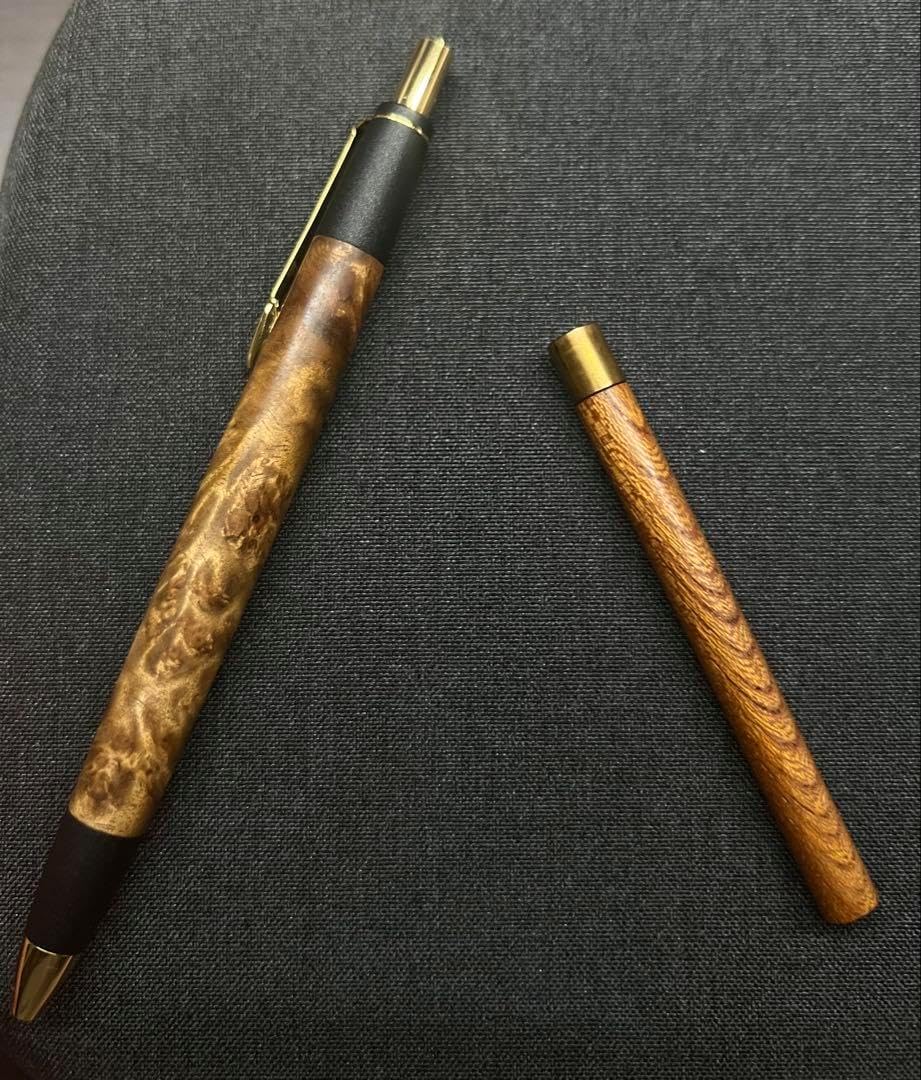 セット! ボナンペン マーブルウッド 0.5 芯ケース クラフトエー 欅