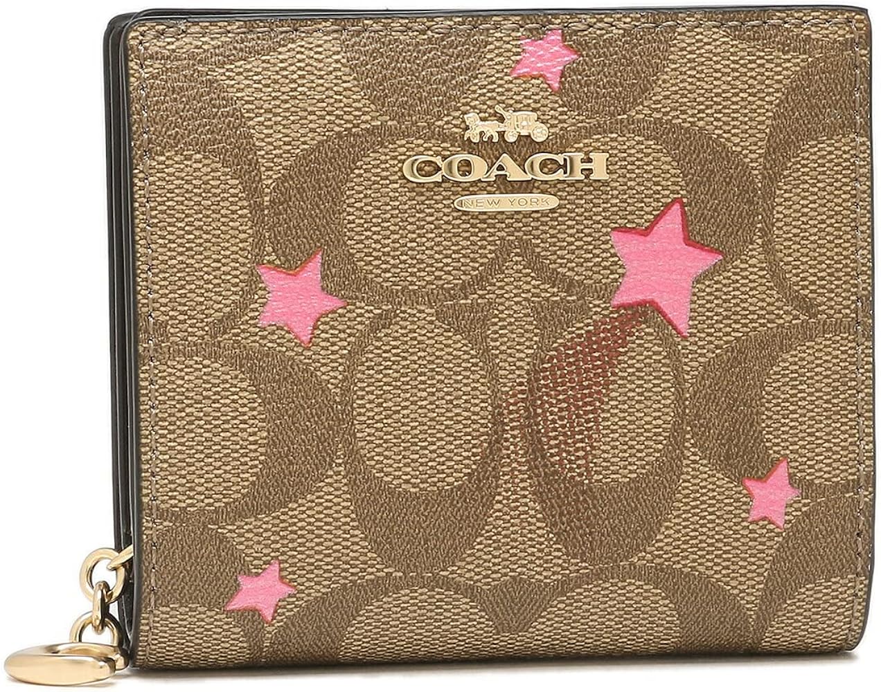 Amazon | [コーチ] アウトレット 二つ折り財布 シグネチャー 星柄