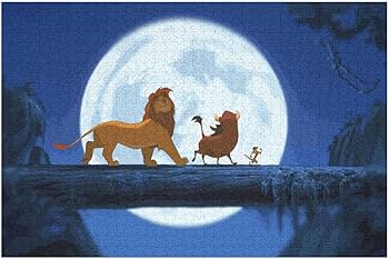 Amazon.co.jp: ジグソーパズル ライオン・キング パズル 木製パズル