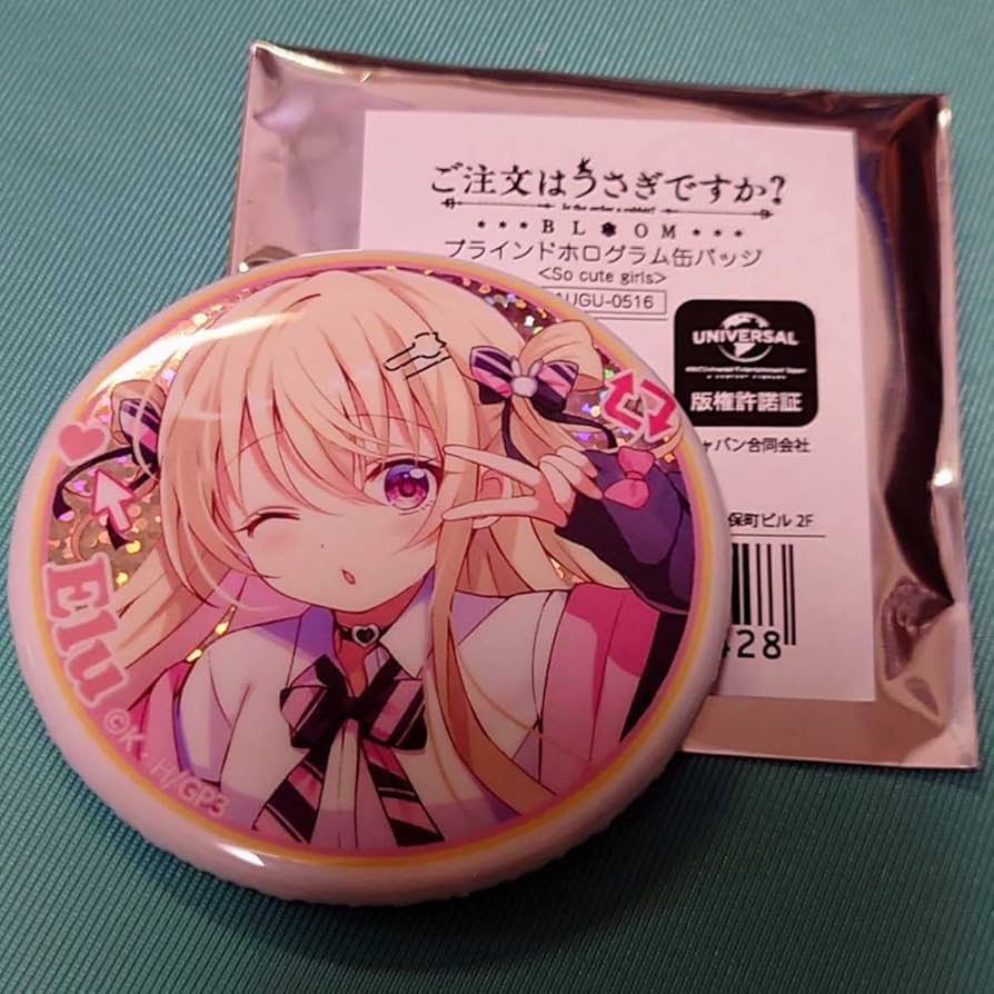 ご注文はうさぎですか？ ごちうさ so cute girls 缶バッジ エル ご注文