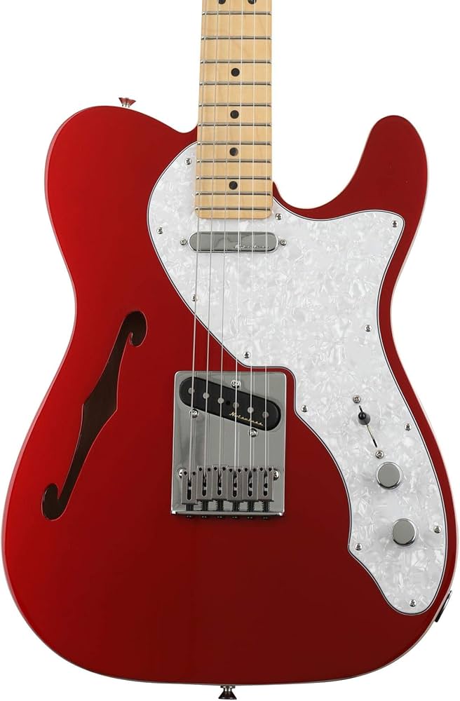 Amazon | Fender エレキギター Deluxe Telecaster® Thinline, Maple