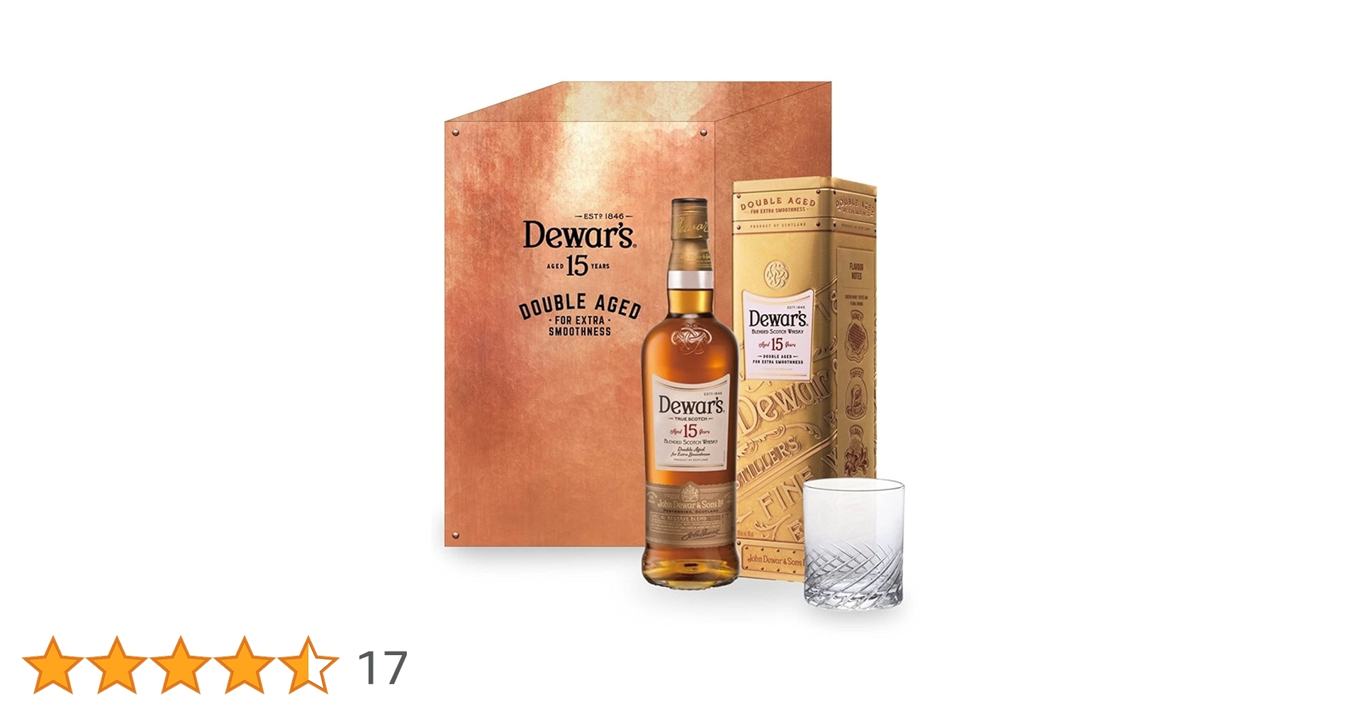 Dewar's 15年 & 18年 ウイスキーセット Dewar's 15年 & 18年