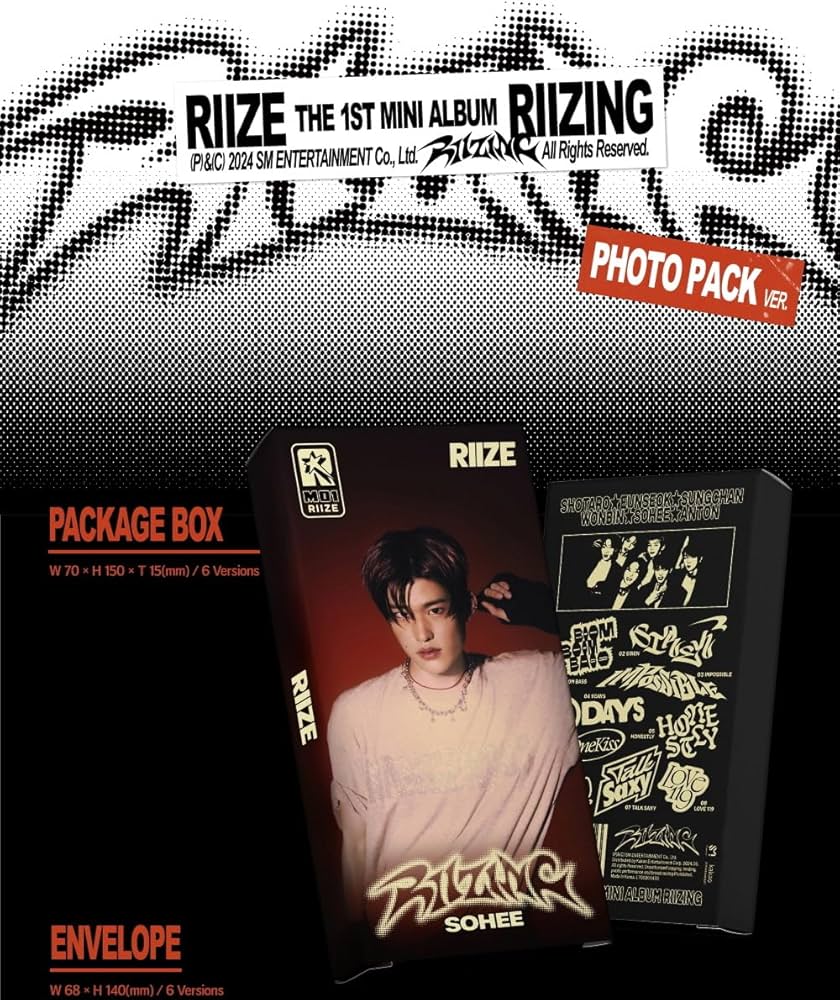 Amazon｜ライズ RIIZE - 1st Mini Album Riizing Photo Pack version