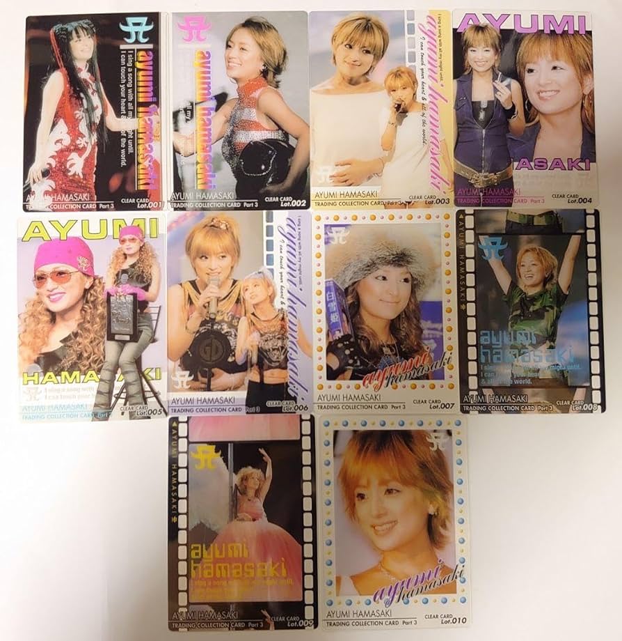 Amazon.co.jp: 浜崎あゆみ 限定クリアカード(10枚組み)トレーディング