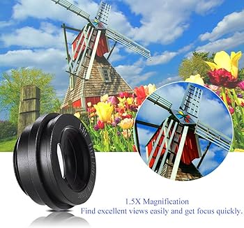 Amazon.com : Andoer 1.51X Fixed Focus Viewfinder Eyepiece Eyecup