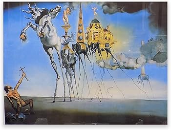 Amazon.co.jp: サルバドール・ダリ「聖アントニウスの誘惑」キャンバス