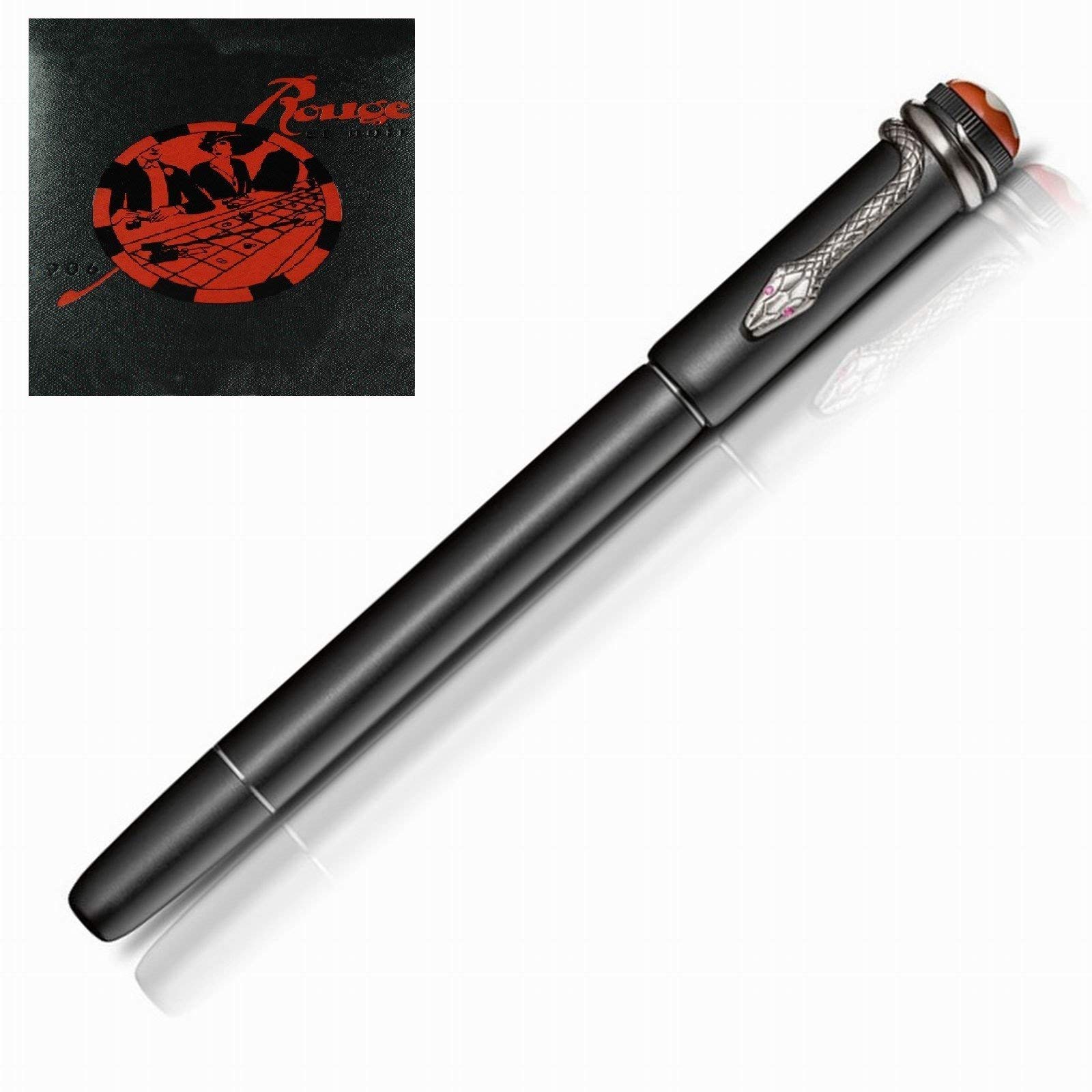 MONT BLANC 万年筆セット 黒 赤 ケース付き 【公式通販】