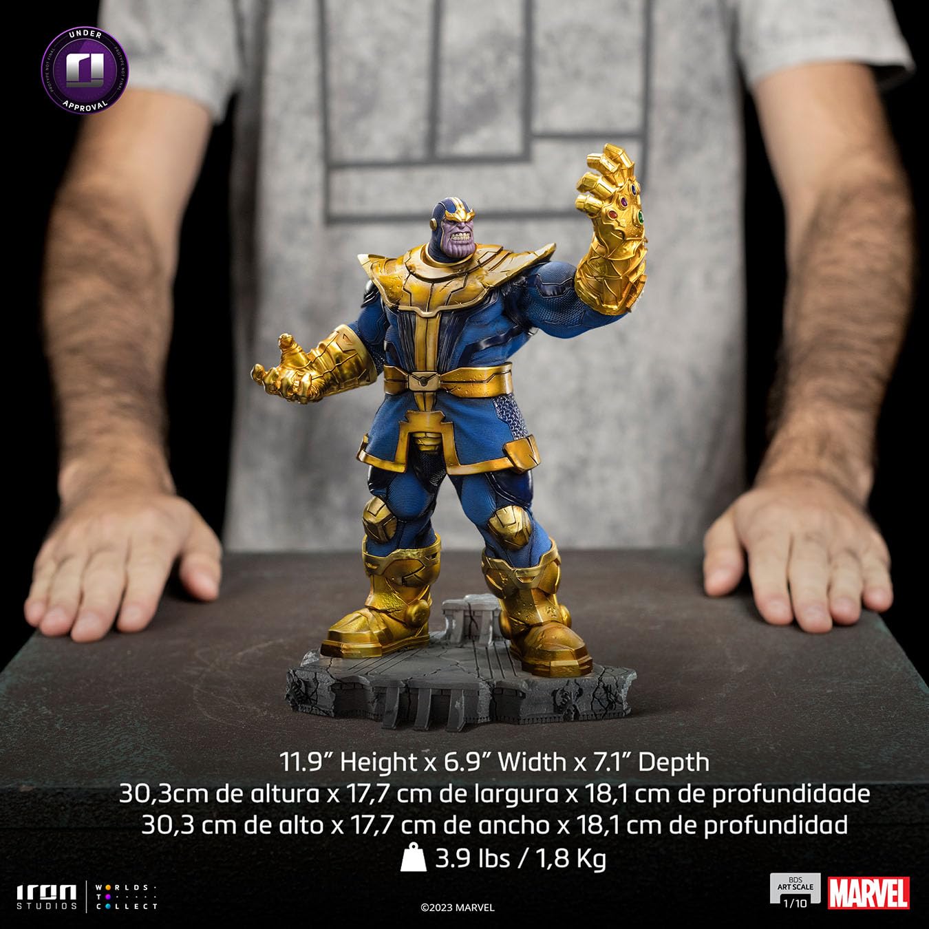 Amazon.com: Iron Studios Collectible Statue Thanos Infinity