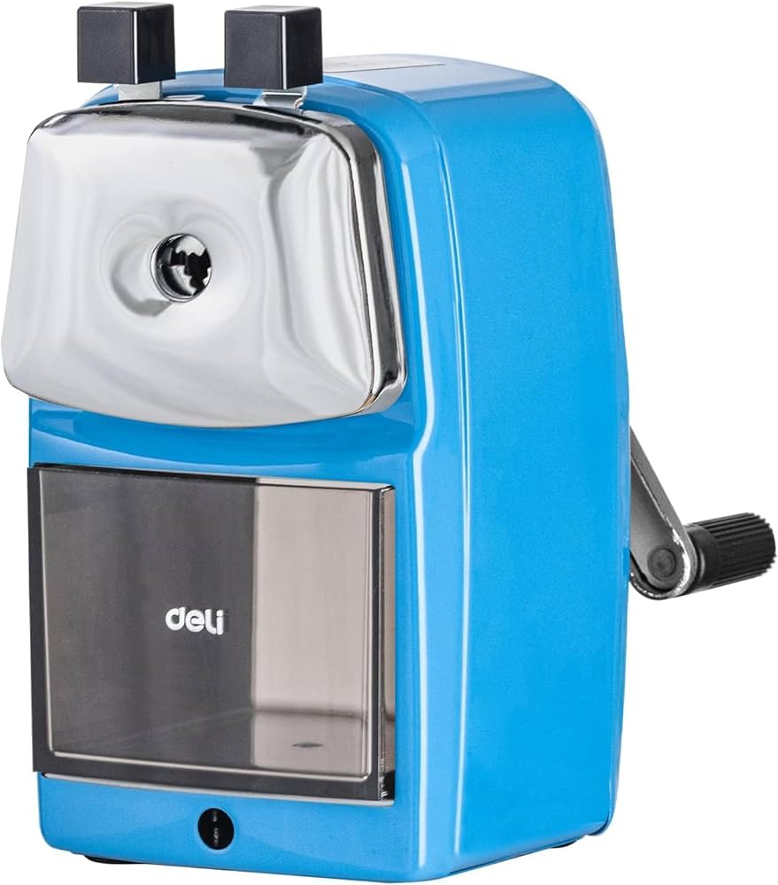 Amazon.co.jp: deli 鉛筆削り 手動 プレミアムメタルの表面仕上げ 折れ