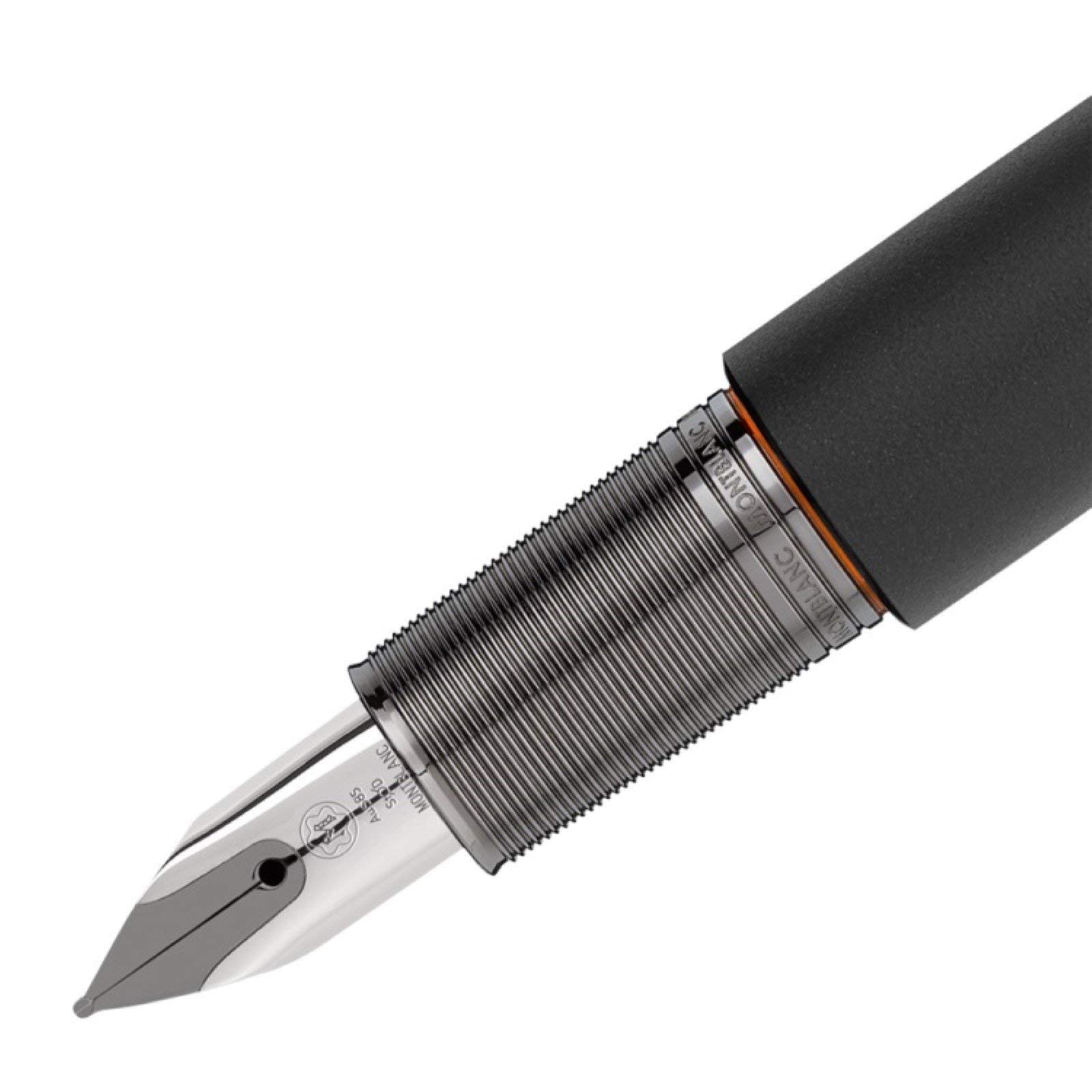 Amazon | Montblanc M Ultra Black Fountain Pen, Precious Black