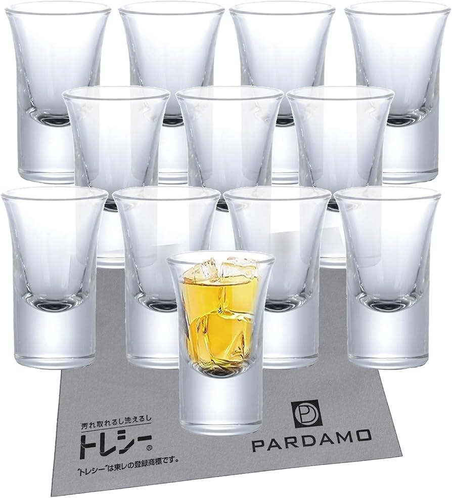 Amazon | テキーラ観覧車対応 ショットグラス 30ml 12個入り バー