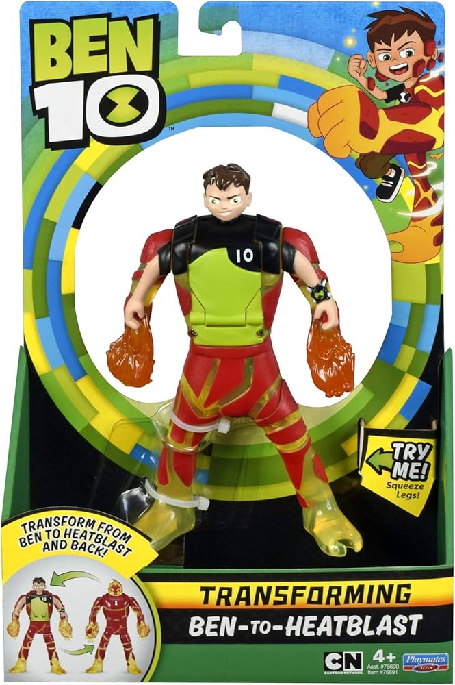 Amazon.co.jp: Ben 10 ベン・ツー・ヒートブラスト 変身アクション