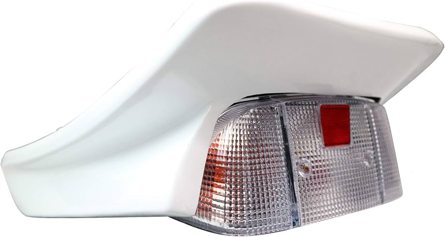 Amazon | XJR400 前期 テールカウル 白＋クリア テールランプ