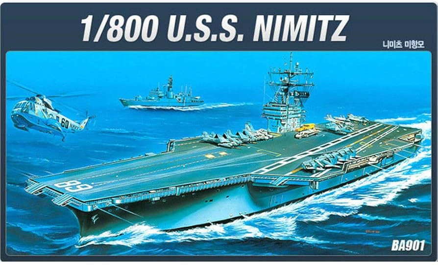 Amazon.com: Academy 1/800 AC14213 CVN – 68 USS Nimitz : Arts