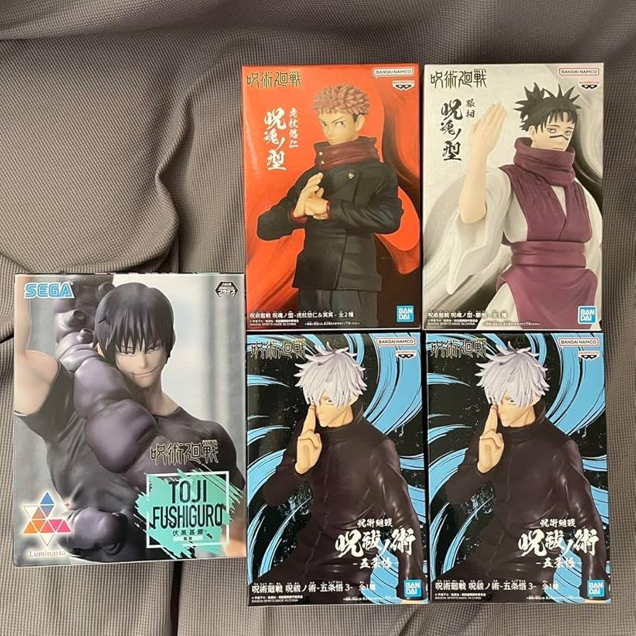 Amazon.co.jp: 呪術廻戦 五条悟 虎杖悠仁 伏黒甚爾 脹相 フィギュア 5