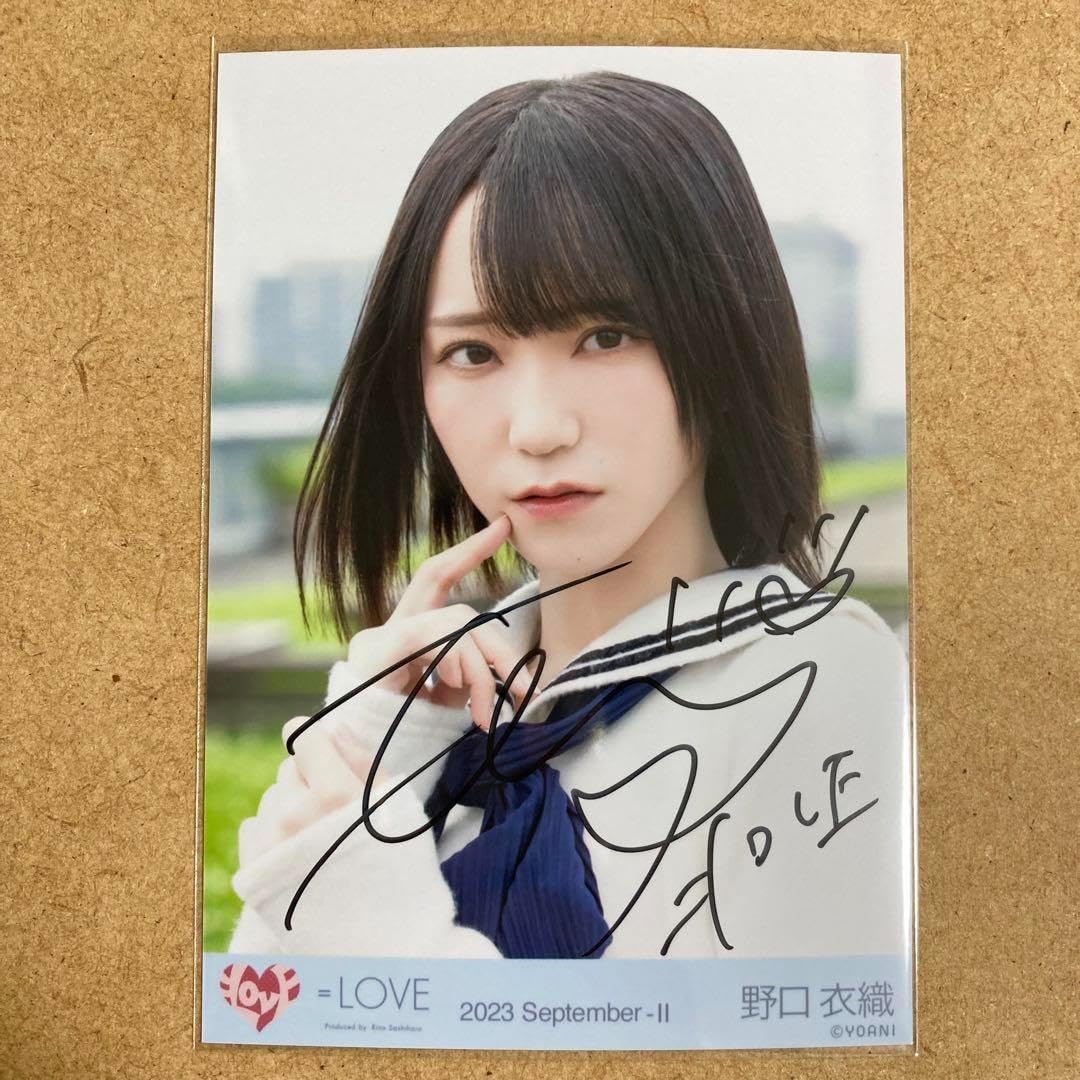 イコラブ 野口衣織 祝祭 直筆 生写真 ヨリ ミニフォト 野口衣織 祝祭