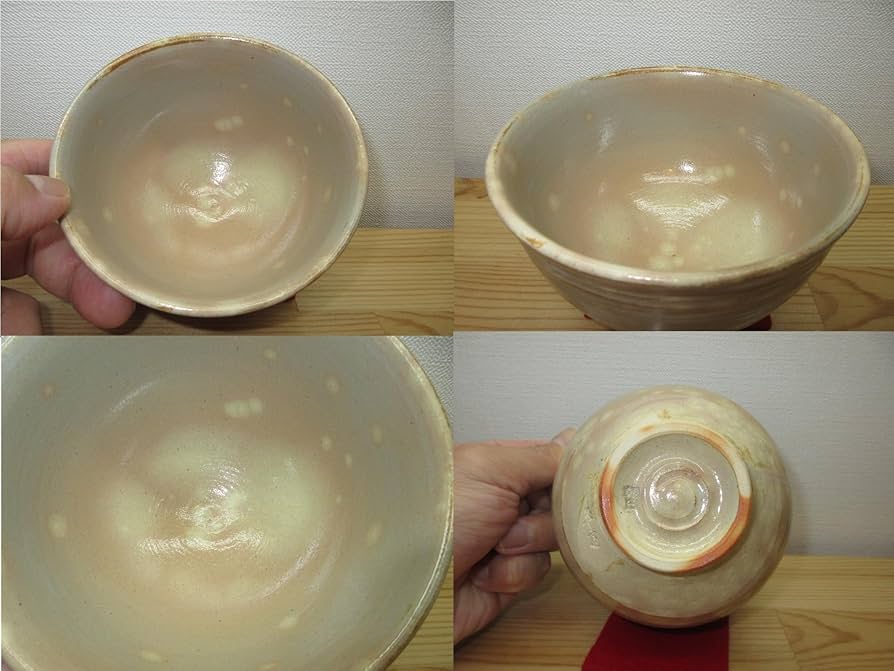 Amazon | 【逢絢亭】茶道具 茶碗 抹茶碗 抹茶茶碗 朝日焼 鹿背茶碗