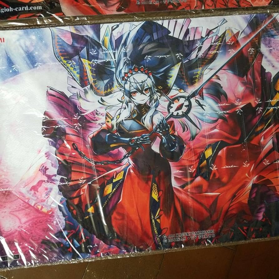 赫の聖女カルテシア プレイマット つりおcs上位賞 遊戯王 赫の聖女