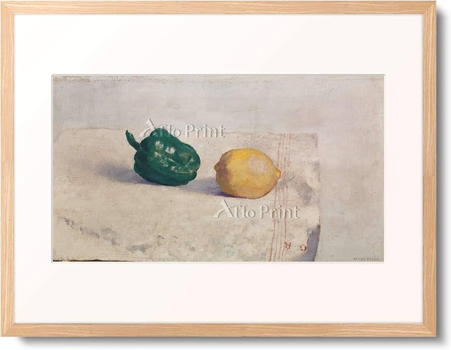 油絵 絵 絵画 インテリア 額付(白) uF6-063304 静物 レモン 器 絵画