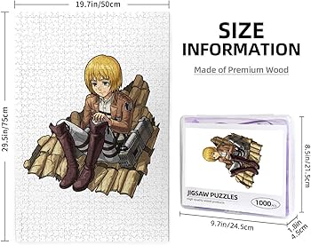 Amazon.co.jp: 1000ピース ジグソーパズル 進撃の巨人 アルミン