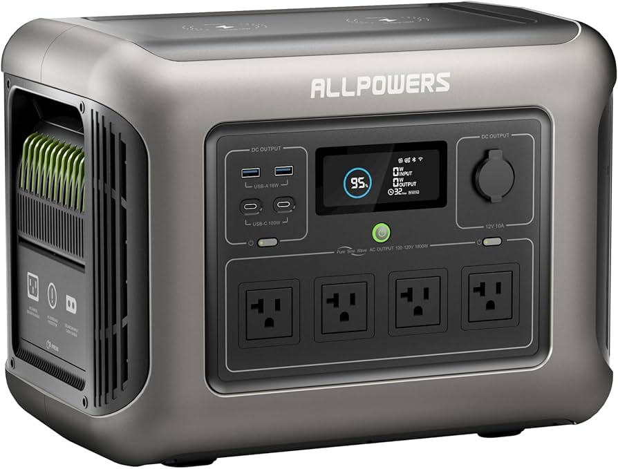 Amazon.com : ALLPOWERS R1500 Portable Power Station, 1152Wh