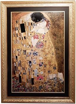 Amazon.co.jp: JHA （ゴールドラメ加工）大型 額絵 絵画 アート