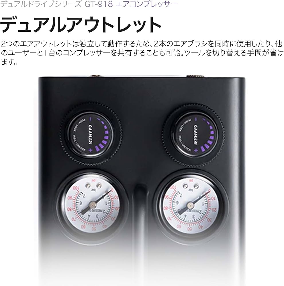 Amazon.co.jp: Gaahleri エアブラシ塗装キット 1Lエアタンク搭載