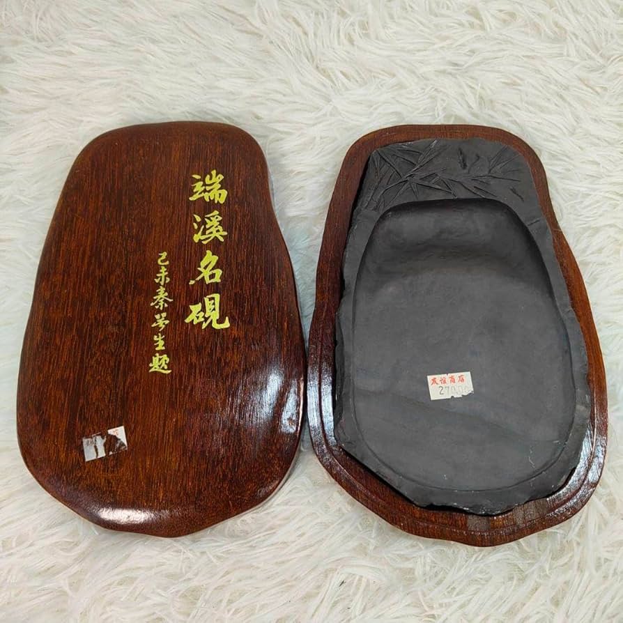 唐物 立派な時代老坑 中国清時代端溪古硯※激安