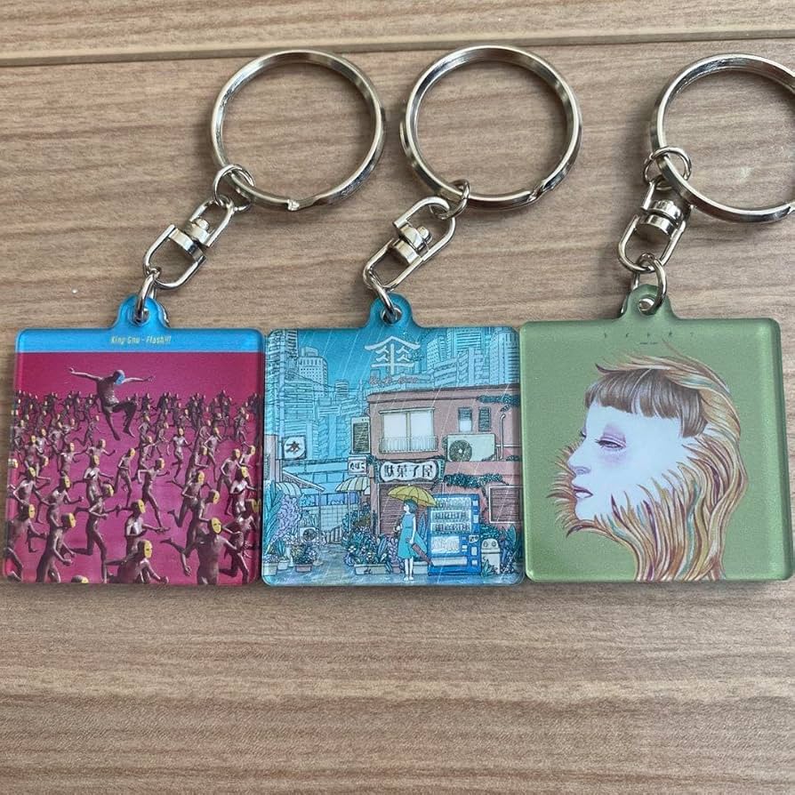 King Gnu CDジャケットアクリルキーホルダー 15種セット Amazon.co.jp