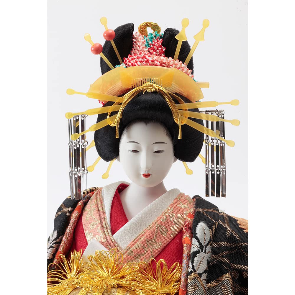 大人の上質 日本人形／花魁人形(48cm) 西陣折り帯アンティーク