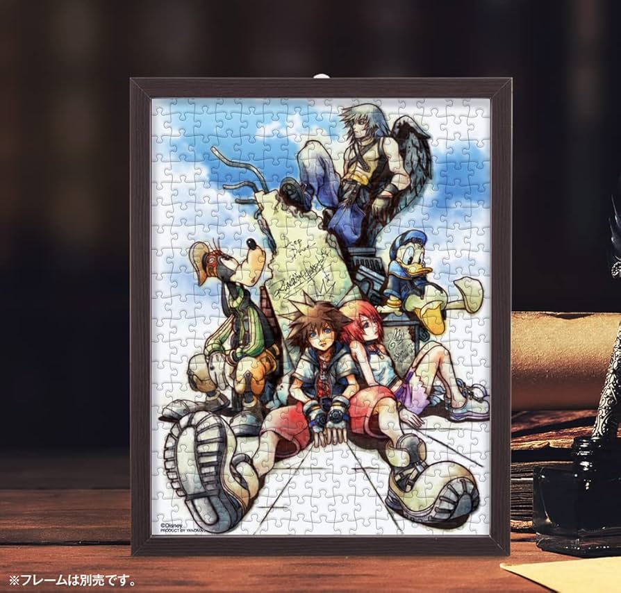 値下げしました) キングダムハーツ 2000ピース パズル 完成品 完成品