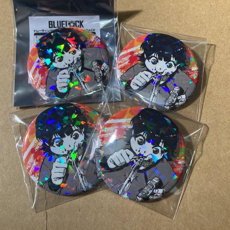 Amazon.co.jp: ブルーロック ホログラム缶バッジ 蜂楽 パスタ vol.3