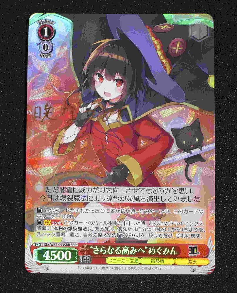 WS ヴァイス このすば 角川 SBR さらなる高みへ めぐみん サイン SP