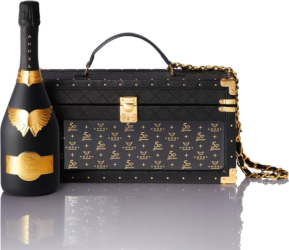 Amazon.co.jp: ANGEL CHAMPAGNE NV Brut Black 5th Anniversary in