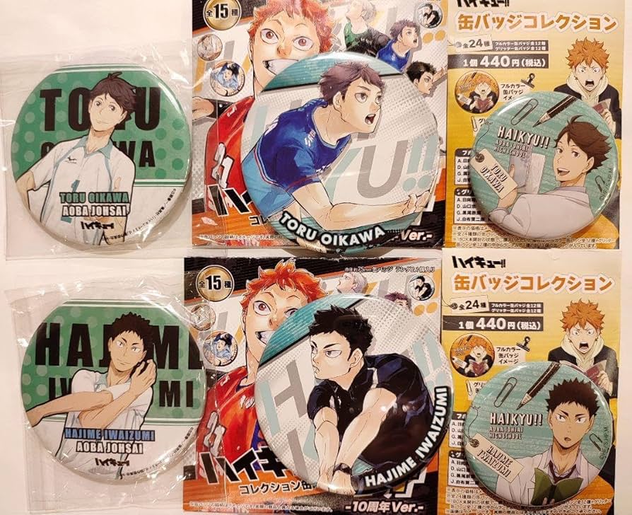 ハイキュー 及川徹 コレクション缶バッジ コレ缶 第一弾 痛バ WEGO F