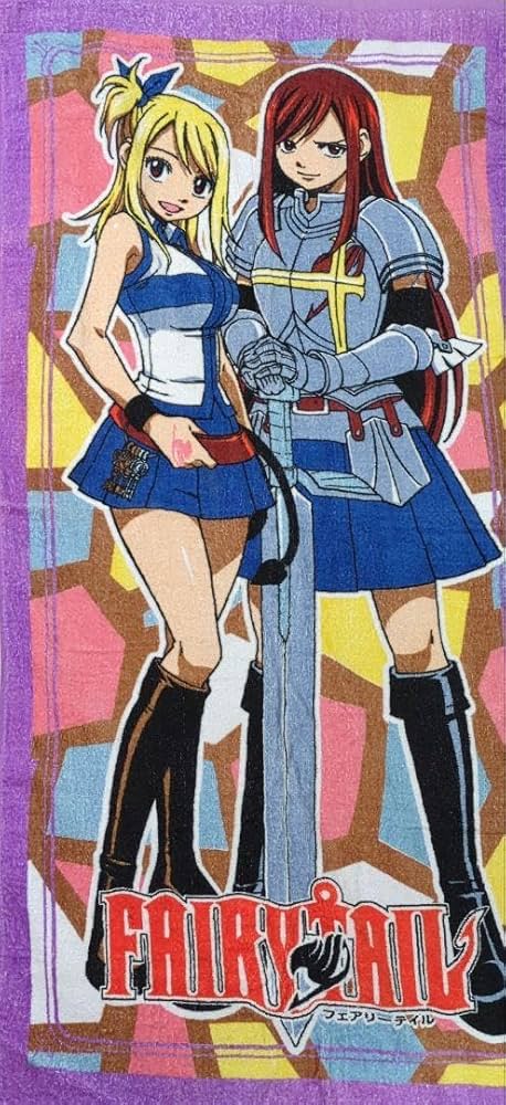 Amazon.co.jp: フェアリーテイル エルザ ルーシィ バスタオル セガ店舗