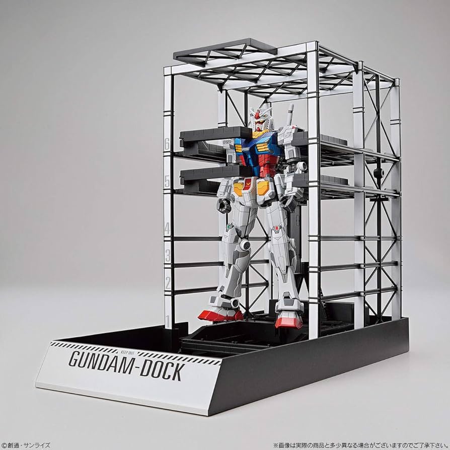 Amazon.com: BANDAI HG 1/144 Gundam & Dock - Gundam Factory
