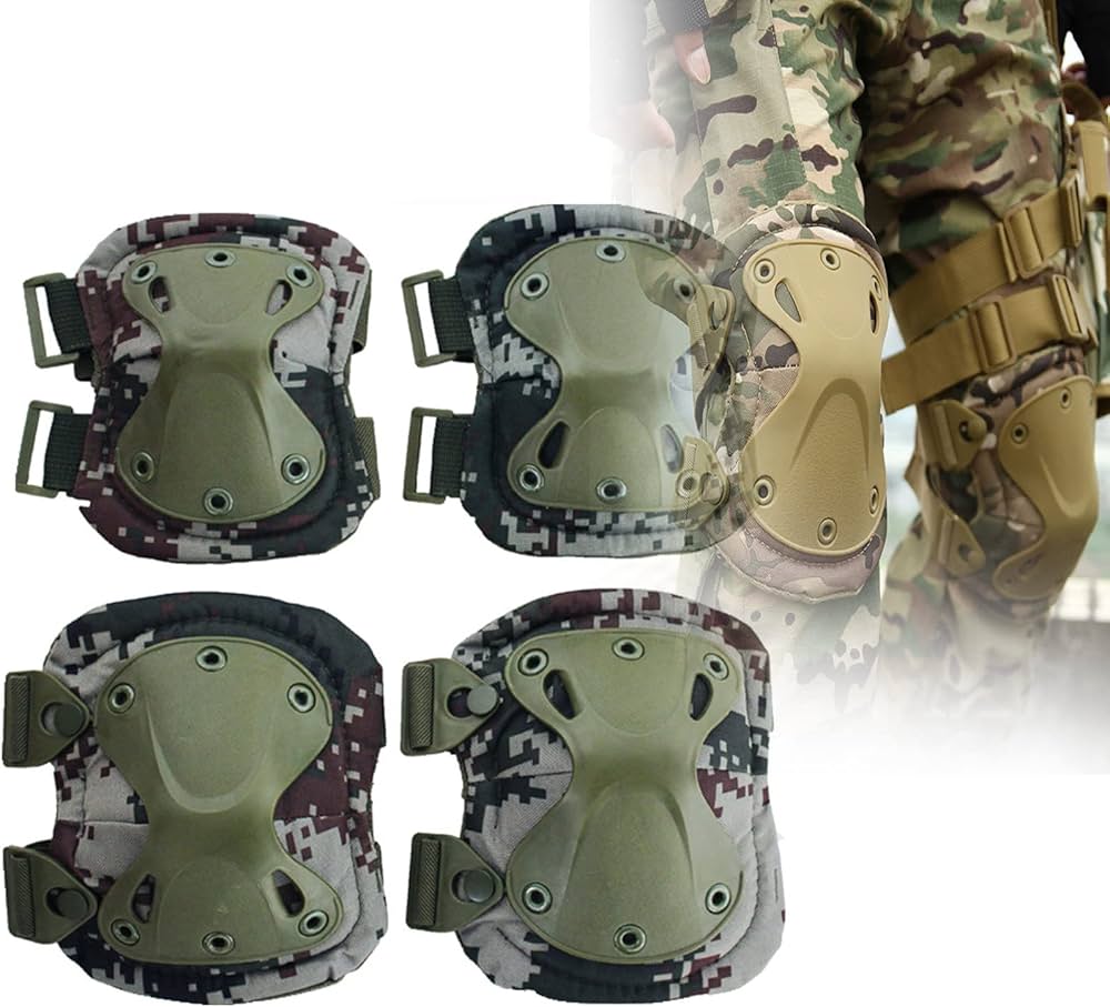 Amazon.co.jp: タクティカルニーパッドエルボーニーパッドミリタリー