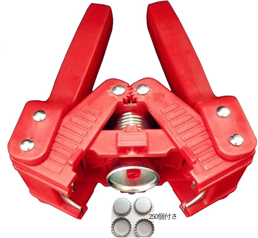 打栓機 フットペダル式 王冠 ビール コーラ 打栓機 フットペダル式