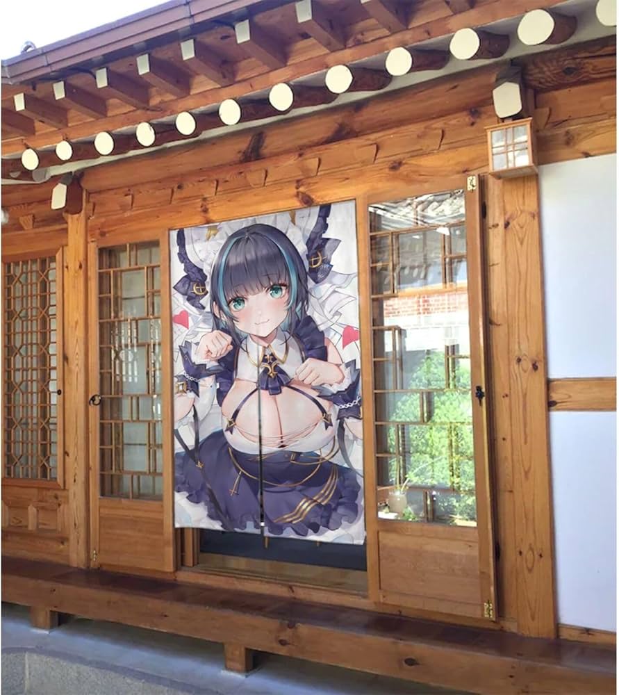 アズールレーン チェシャー「ダンナさまにご提供」のれん Yostar