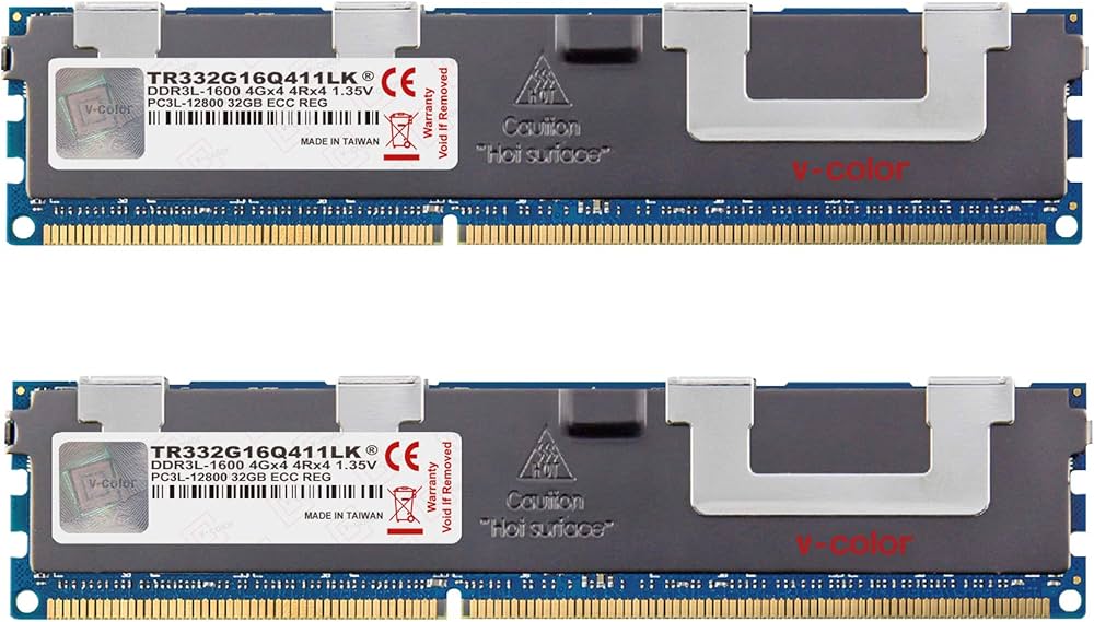 計192GB 32GBx6枚 サーバ用DDR3 Registeredメモリ Amazon | v-color