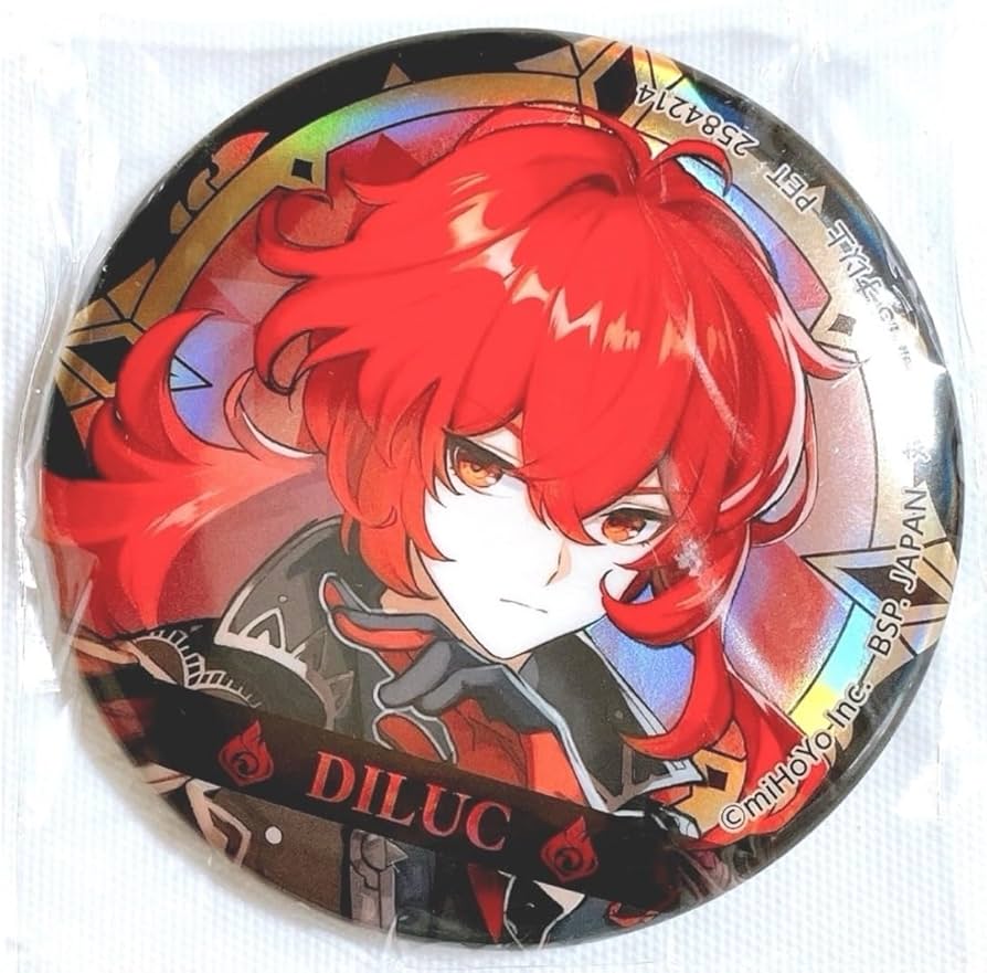 原神 SEGA GIGO 缶バッジ ディルック 【公式通販】